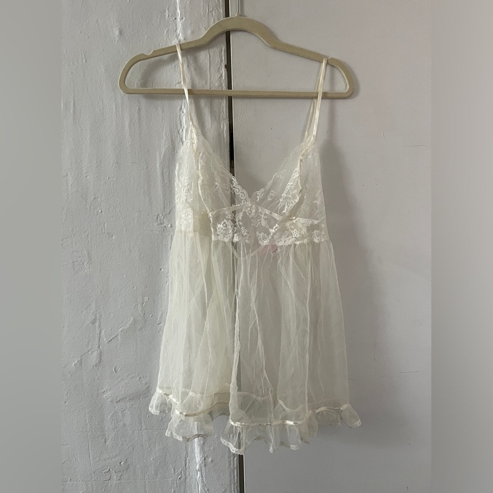 Victoria's Secret Babydoll Dress Sheer Size small